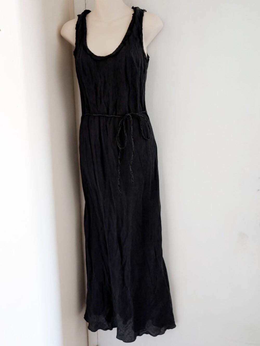 United Colors of Benetton Italian Linen Maxi Dress – Classic & Timeless (XS)